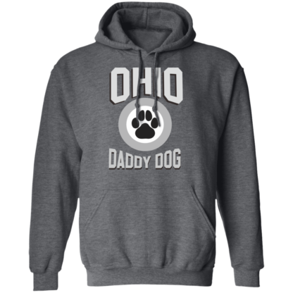 Ohio Daddy Dog Fathers Day Dog Lovers Pullover Hoodie - Image 3