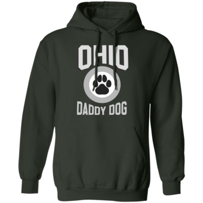 Ohio Daddy Dog Fathers Day Dog Lovers Pullover Hoodie - Image 5