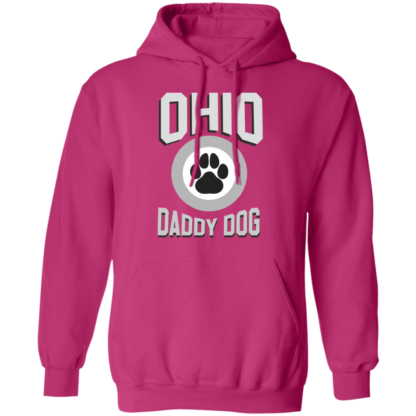 Ohio Daddy Dog Fathers Day Dog Lovers Pullover Hoodie - Image 6