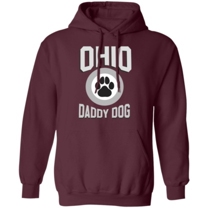 Ohio Daddy Dog Fathers Day Dog Lovers Pullover Hoodie - Image 8