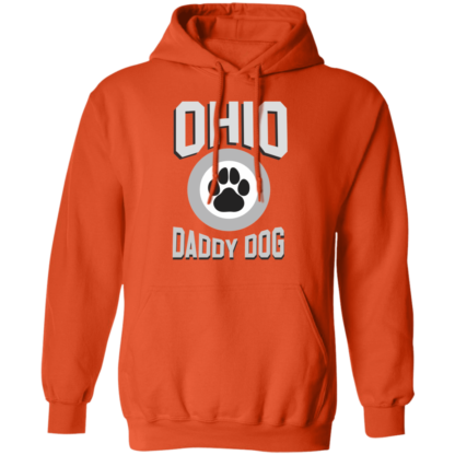 Ohio Daddy Dog Fathers Day Dog Lovers Pullover Hoodie - Image 9