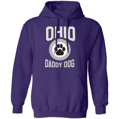 Ohio Daddy Dog Fathers Day Dog Lovers Pullover Hoodie - Image 10