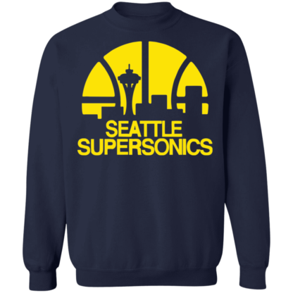 Seattle Supersonics Basketball Team Crewneck Sweatshirt - Image 3