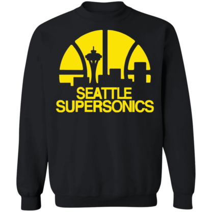 Seattle Supersonics Basketball Team Crewneck Sweatshirt