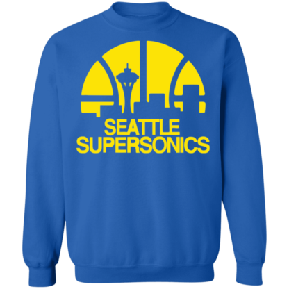 Seattle Supersonics Basketball Team Crewneck Sweatshirt - Image 6