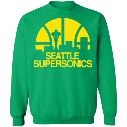 Seattle Supersonics Basketball Team Crewneck Sweatshirt - Image 9