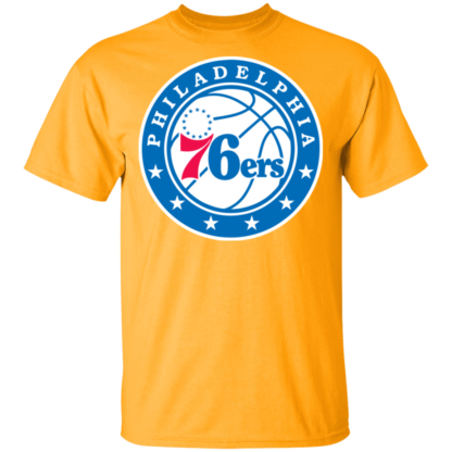 Philadelphia 76ers Sixers Logo T-Shirt - Image 11