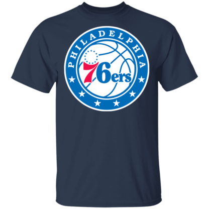 Philadelphia 76ers Sixers Logo T-Shirt - Image 3