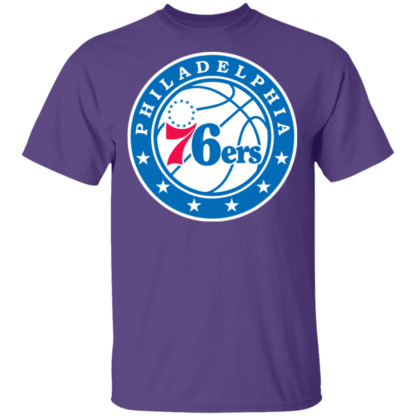 Philadelphia 76ers Sixers Logo T-Shirt - Image 5