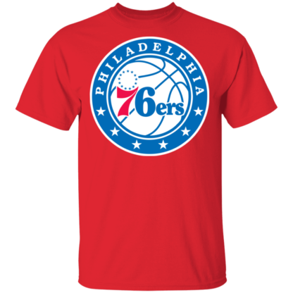 Philadelphia 76ers Sixers Logo T-Shirt - Image 6