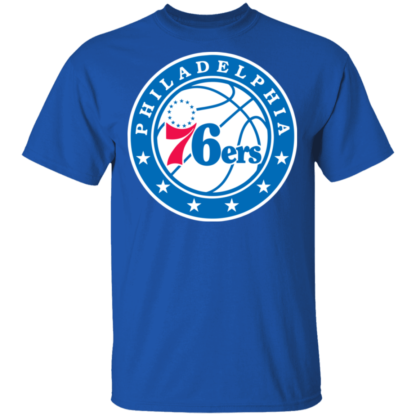 Philadelphia 76ers Sixers Logo T-Shirt - Image 7