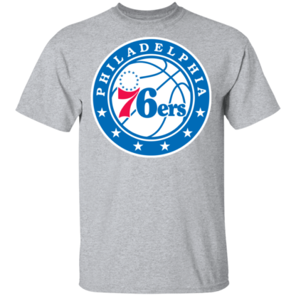 Philadelphia 76ers Sixers Logo T-Shirt - Image 8