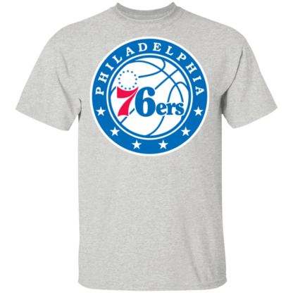 Philadelphia 76ers Sixers Logo T-Shirt - Image 9