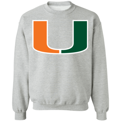 Miami Hurricanes Logo Crewneck Sweatshirt - Image 2