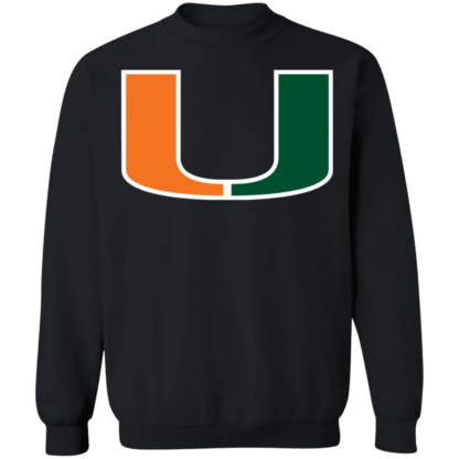 Miami Hurricanes Logo Crewneck Sweatshirt - Image 4