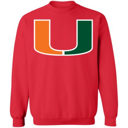 Miami Hurricanes Logo Crewneck Sweatshirt - Image 6