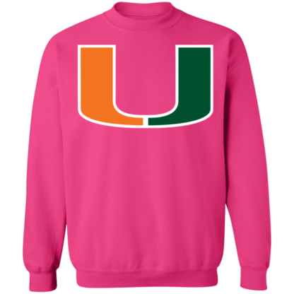 Miami Hurricanes Logo Crewneck Sweatshirt - Image 8