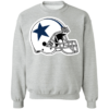 Dallas Cowboys Helmet Logo Crewneck Sweatshirt