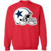 Dallas Cowboys Helmet Logo Crewneck Sweatshirt - Image 5