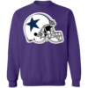 Dallas Cowboys Helmet Logo Crewneck Sweatshirt - Image 8