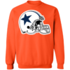 Dallas Cowboys Helmet Logo Crewneck Sweatshirt - Image 9