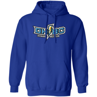 Diehard Bolt Club Los Angeles Chargers Fans Pullover Hoodie - Image 9
