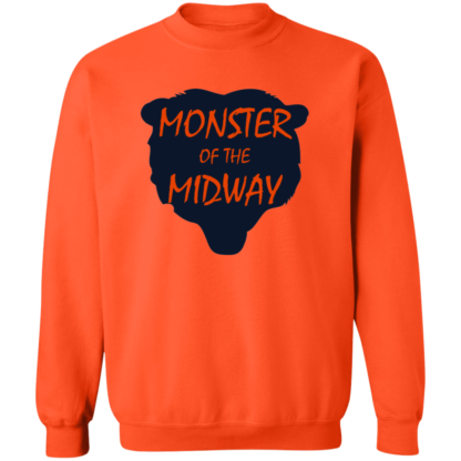 Monster of the Midway Chicago Bears Fans Crewneck Sweatshirt - Image 7