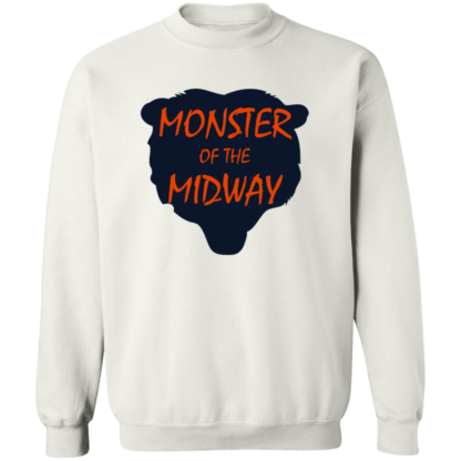 Monster of the Midway Chicago Bears Fans Crewneck Sweatshirt - Image 3