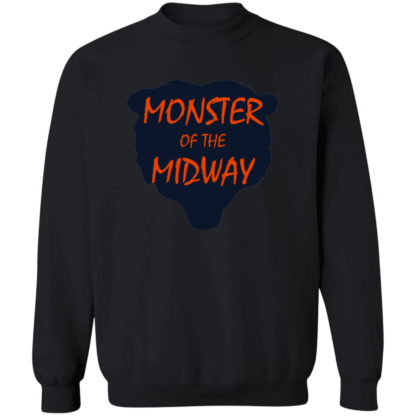 Monster of the Midway Chicago Bears Fans Crewneck Sweatshirt - Image 4