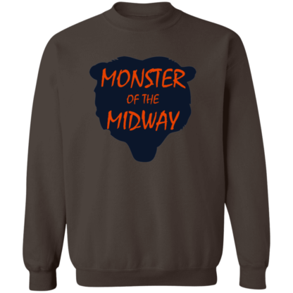 Monster of the Midway Chicago Bears Fans Crewneck Sweatshirt - Image 6
