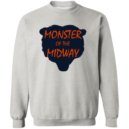 Monster of the Midway Chicago Bears Fans Crewneck Sweatshirt - Image 2