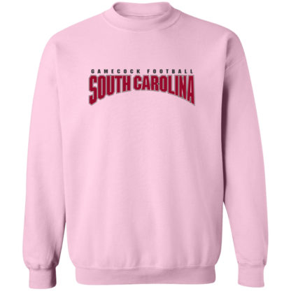 South Carolina Gamecocks Football Wordmark Logo Crewneck Sweatshirt - Image 9