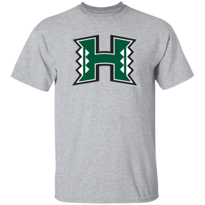 Hawaii Rainbow Warriors Football Logo T-Shirt - Image 9