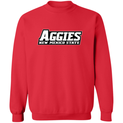 New Mexico State Aggies Wordmark Logo Crewneck Sweatshirt - Image 7