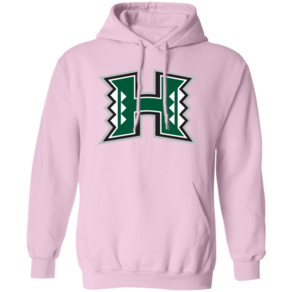 Hawaii Rainbow Warriors Football Logo Gildan Pullover Hoodie - Image 9