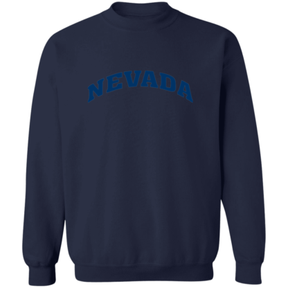 Nevada Wolf Pack Wordmark Logo Crewneck Sweatshirt - Image 5