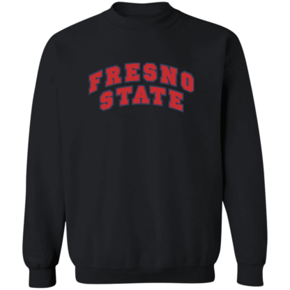 Fresno State Wordmark Logo Crewneck Sweatshirt - Image 4