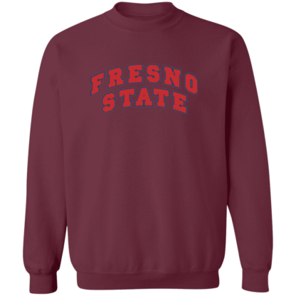 Fresno State Wordmark Logo Crewneck Sweatshirt - Image 5