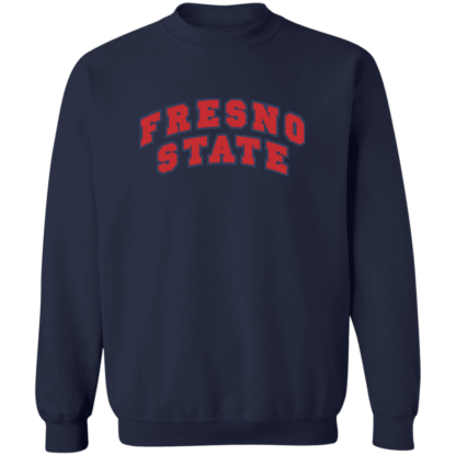 Fresno State Wordmark Logo Crewneck Sweatshirt - Image 6