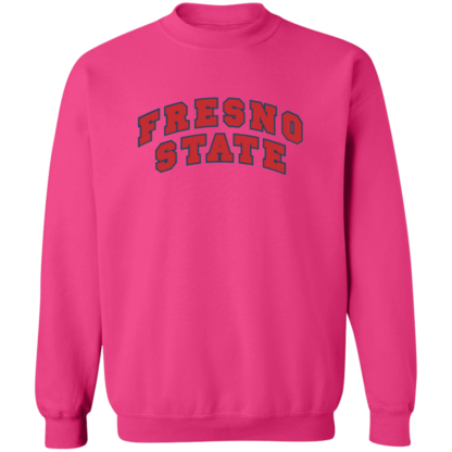 Fresno State Wordmark Logo Crewneck Sweatshirt - Image 8