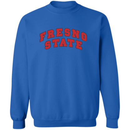 Fresno State Wordmark Logo Crewneck Sweatshirt - Image 10