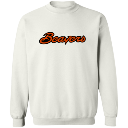 Oregon State Beavers Wordmark Logo Crewneck Sweatshirt - Image 3