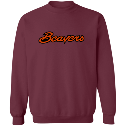 Oregon State Beavers Wordmark Logo Crewneck Sweatshirt - Image 5
