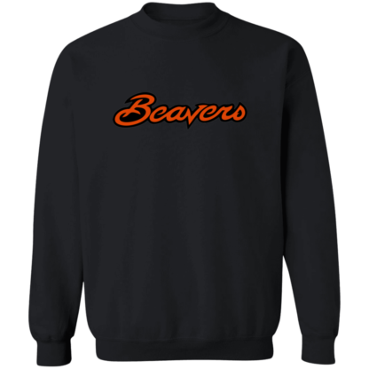 Oregon State Beavers Wordmark Logo Crewneck Sweatshirt - Image 4