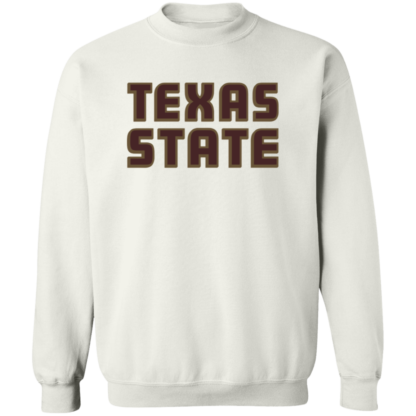 Texas State Athletics Wordmark Logo Crewneck Sweatshirt - Image 3