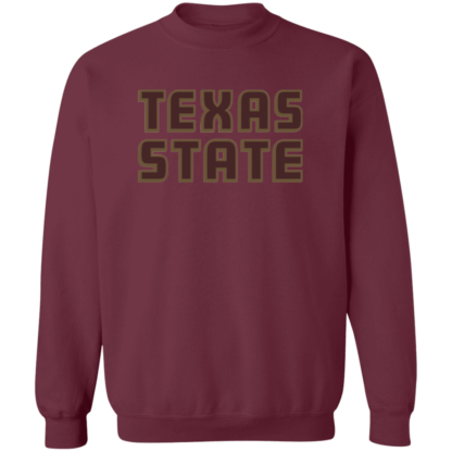 Texas State Athletics Wordmark Logo Crewneck Sweatshirt - Image 5