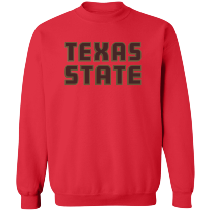 Texas State Athletics Wordmark Logo Crewneck Sweatshirt - Image 6