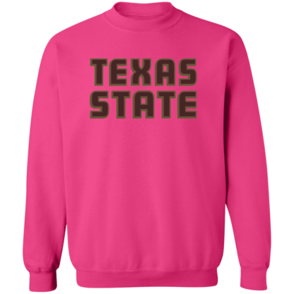 Texas State Athletics Wordmark Logo Crewneck Sweatshirt - Image 8