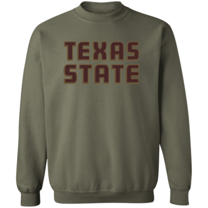 Texas State Athletics Wordmark Logo Crewneck Sweatshirt - Image 7