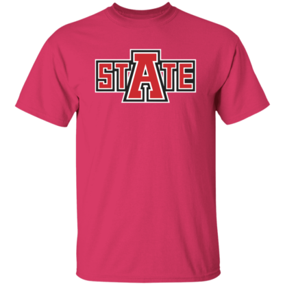 Arkansas State Red Wolves Wordmark Logo T-Shirt - Image 6